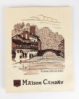 [TISSU BASQUE] - Maison CANDAU à Saint-J...